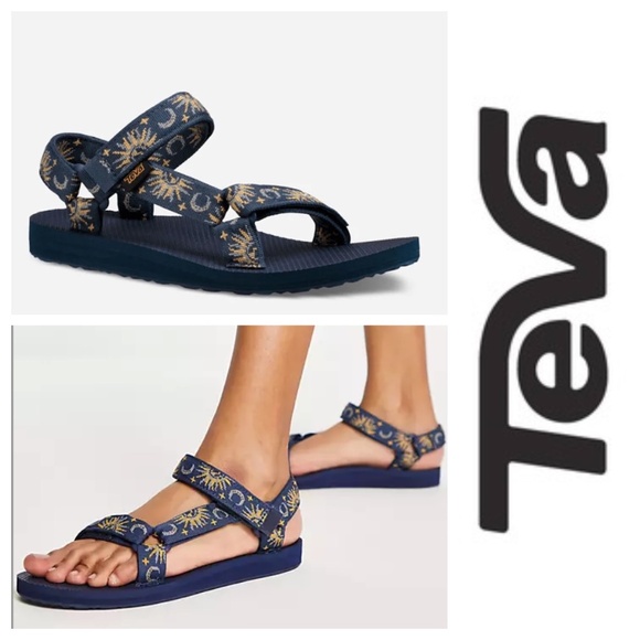 Teva Shoes - Teva Original Universal Sz 10 Sandals Sun Moon Celestial Outdoor Hiking Sport